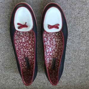 Sperry Red, White & Blue Leather Loafers 8.5M